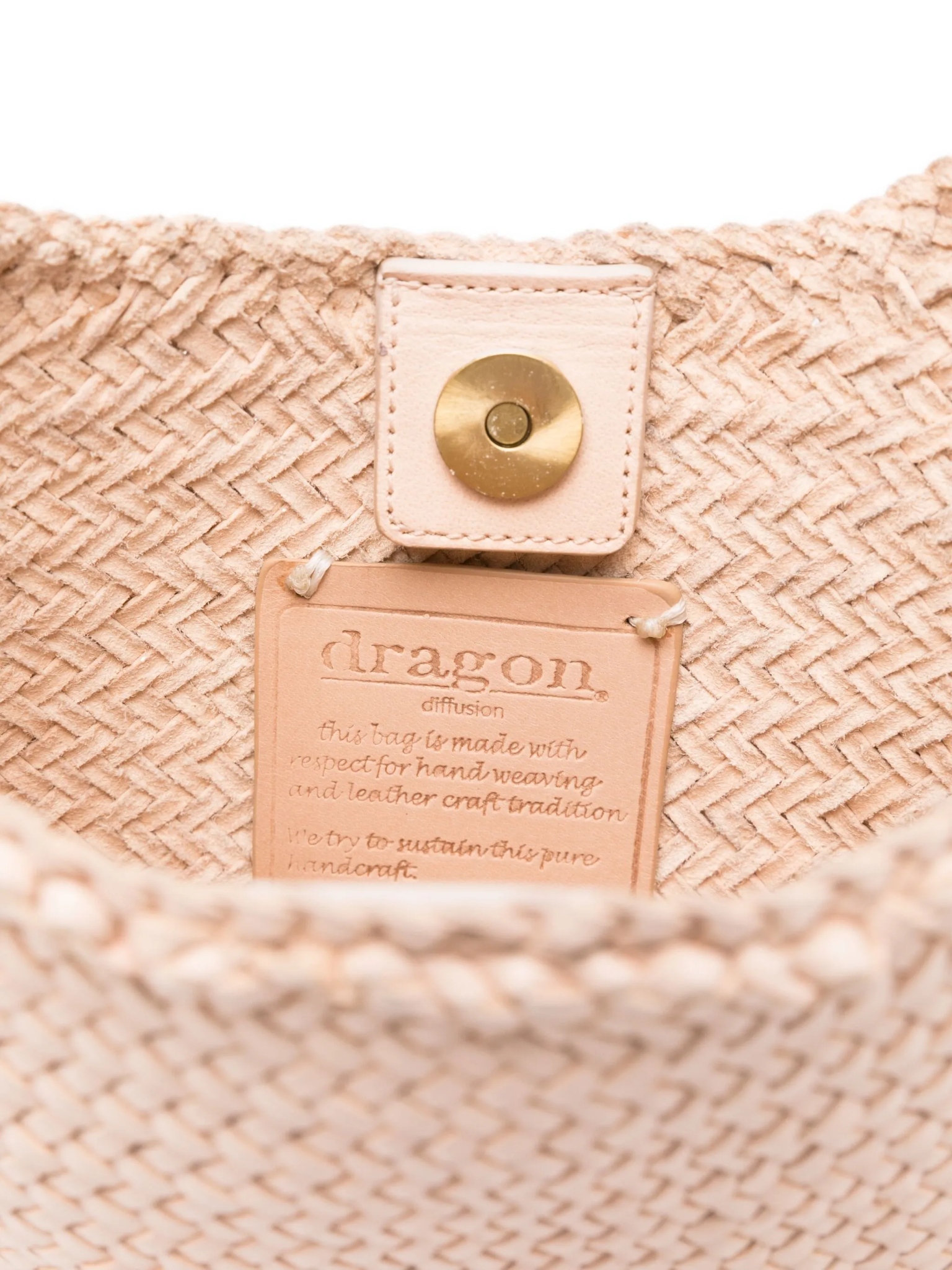 [DRAGON DIFFUSION] Shoulder bag FW25 8020NATURAL