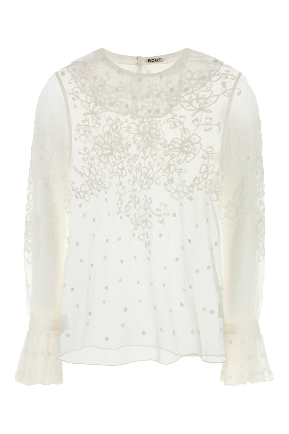 [BODE] Shirts Long Sleeve SS25 WRS25SH018 WHITE