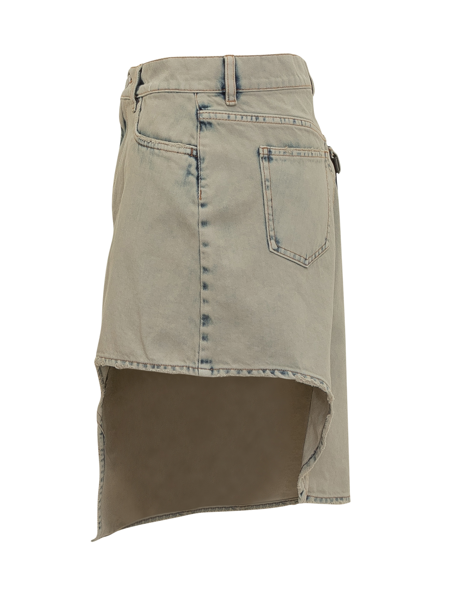 [Coperni] Mini skirt SS25 COPJ89F2035 GREY GREIGE