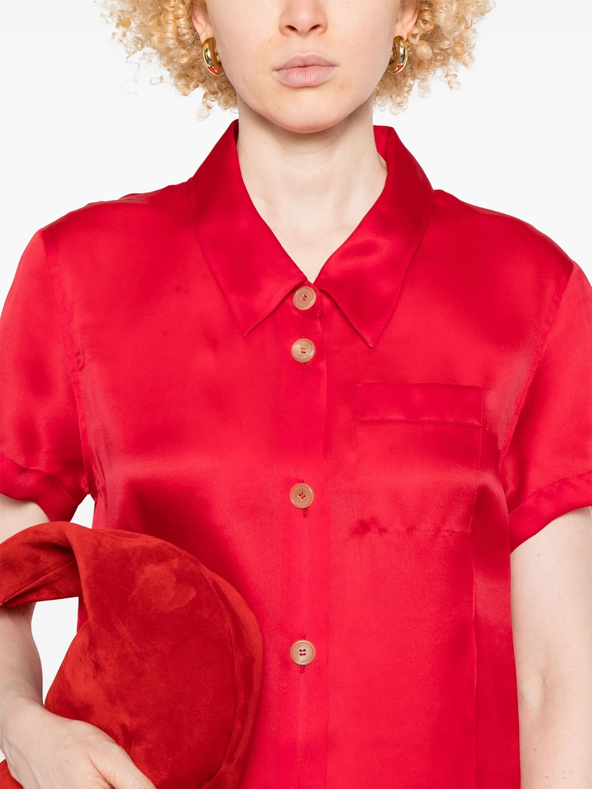 [KHAITE] Short sleeve dress SS25 54963002