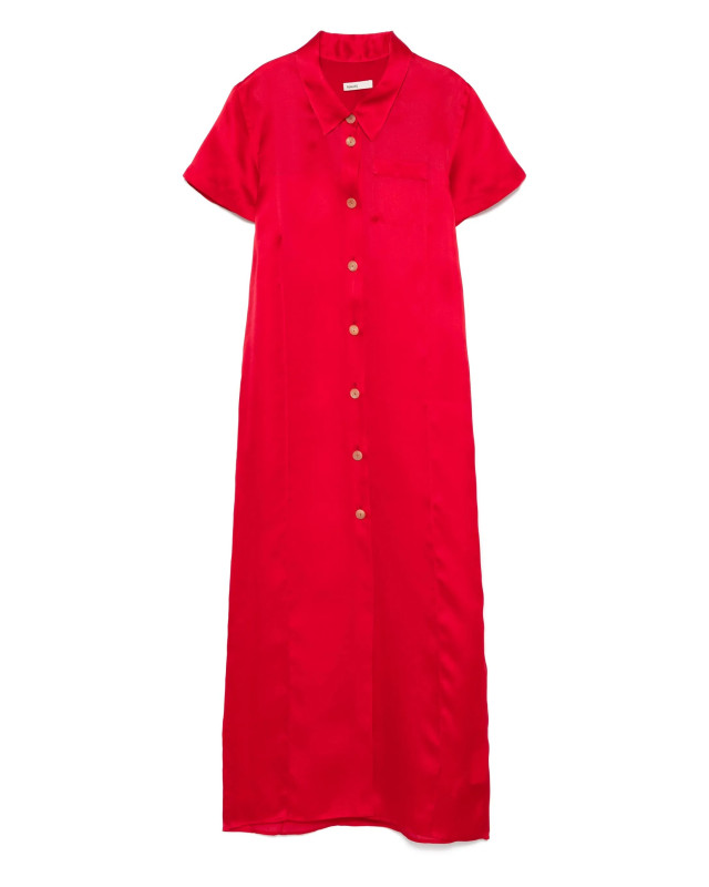 [KHAITE] Short sleeve dress SS25 54963002