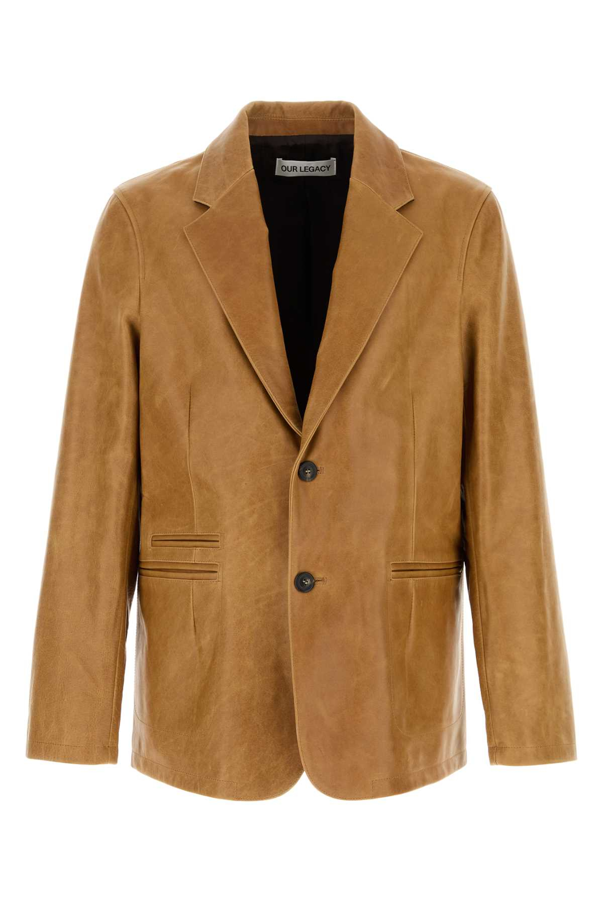 [Our Legacy] Blazer SS25 M2259OBL BURNTSUGARLEATHER