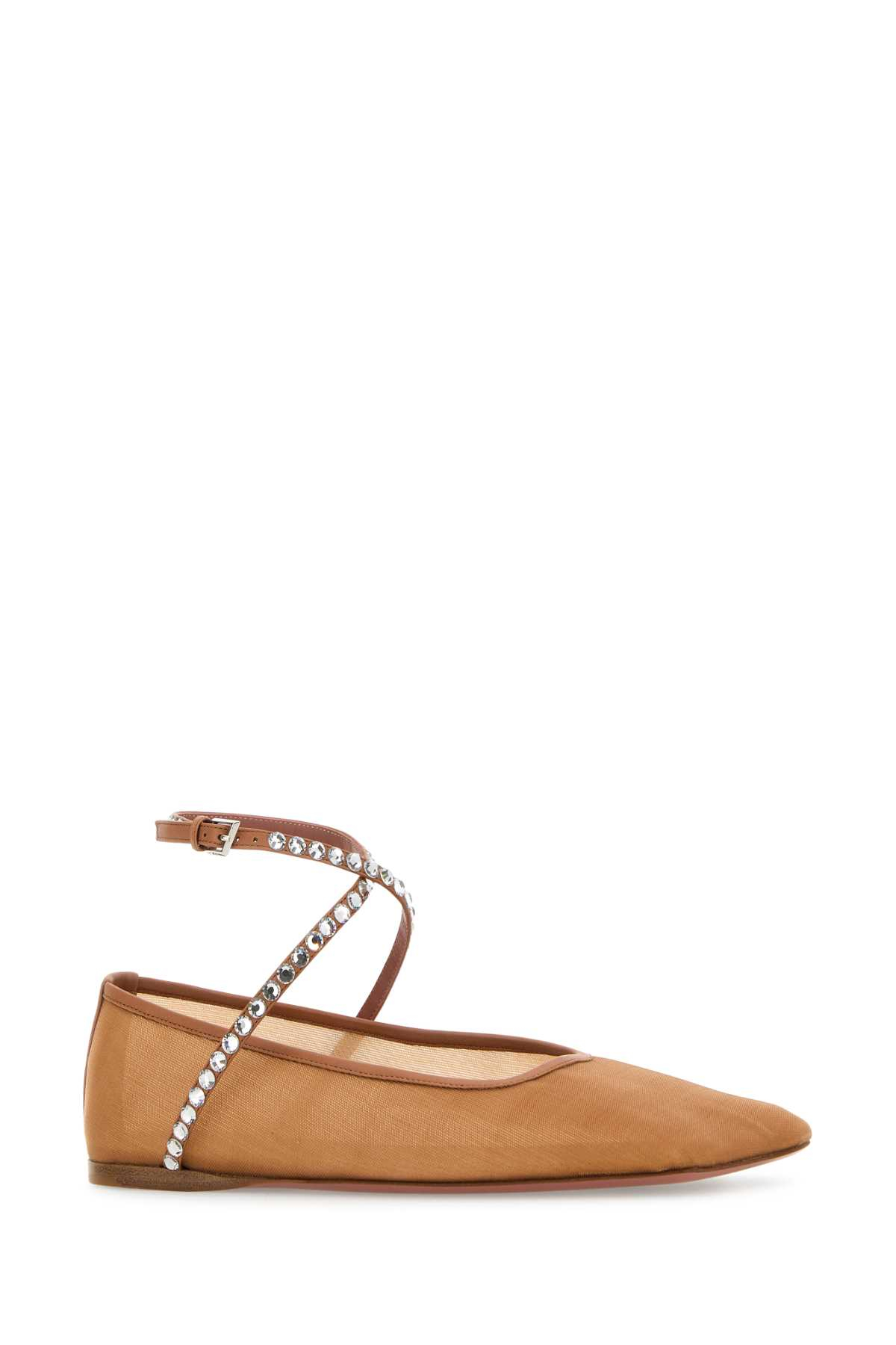 [Amina Muaddi] Flat shoes SS25 ANEMESHFLAT MESBEIWHICRY