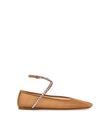 [Amina Muaddi] Flat shoes SS25 ANEMESHFLAT MESBEIWHICRY