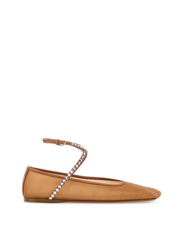 [Amina Muaddi] Flat shoes SS25 ANEMESHFLAT MESBEIWHICRY