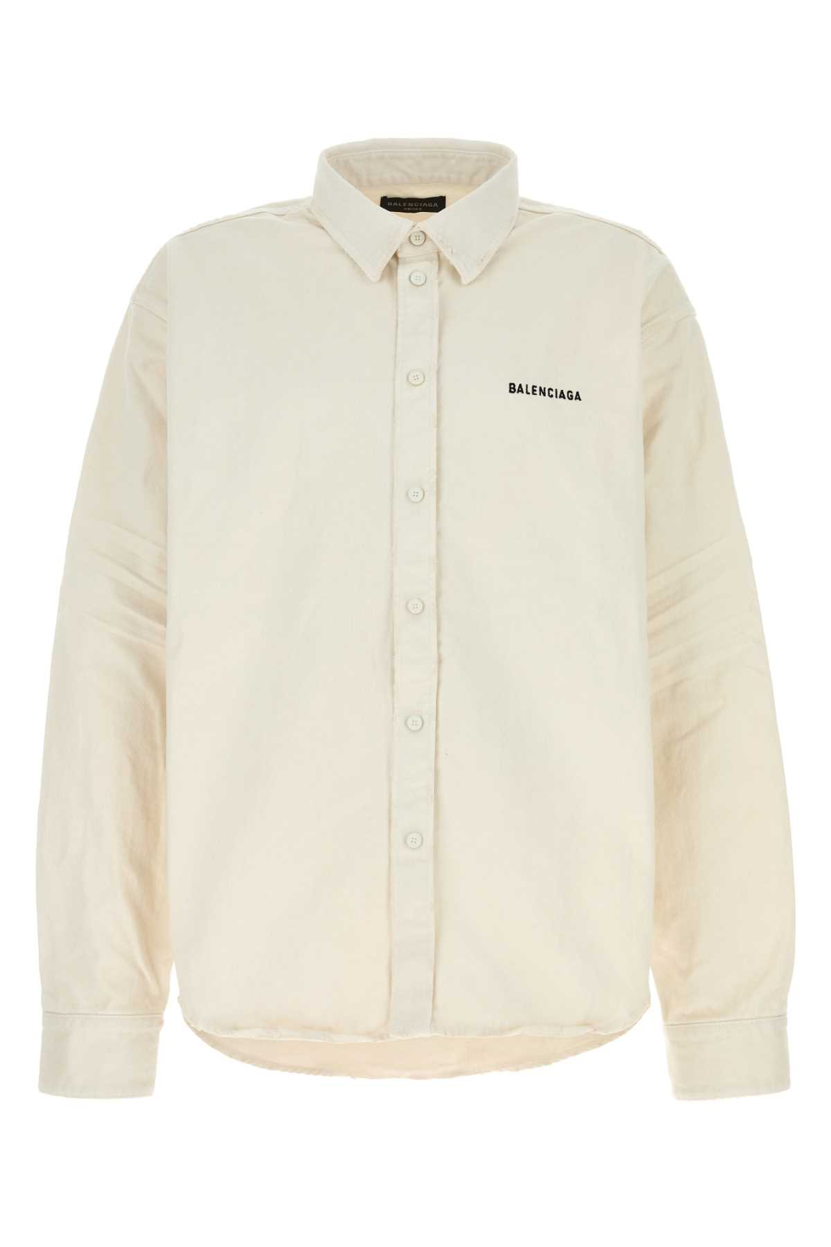 [Balenciaga] Shirts Long Sleeve SS25 822840TRWA5 9000
