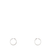 [Amina Muaddi] Earring FW23 RIHHOOPBIG WHICRYSIL