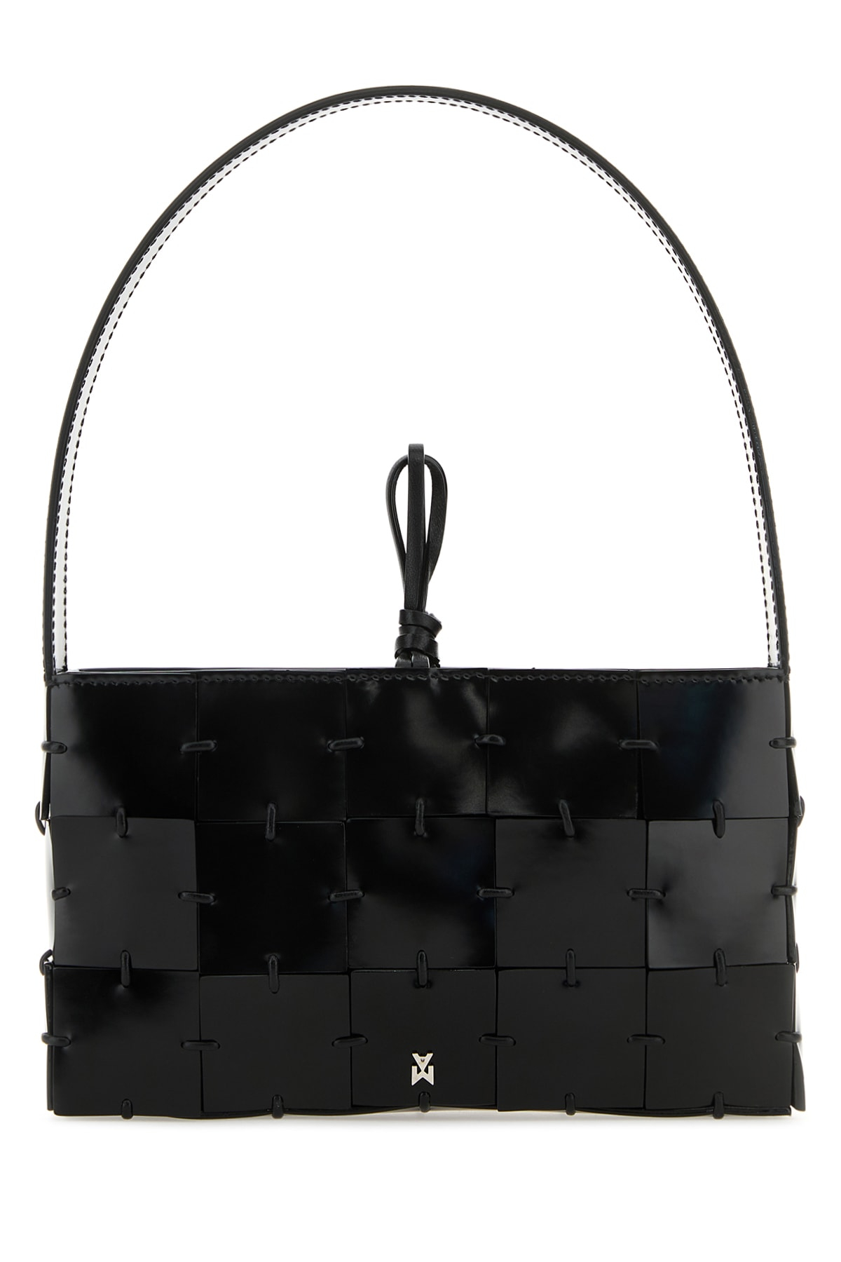 [Amina Muaddi] Bag SS24 MINASPAZZOLATO BLACKSILVER
