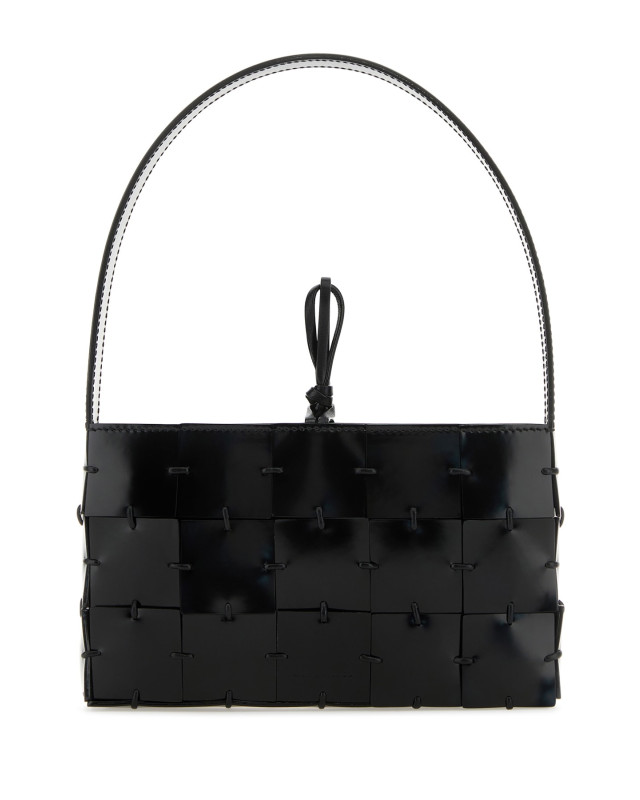 [Amina Muaddi] Bag SS24 MINASPAZZOLATO BLACKSILVER