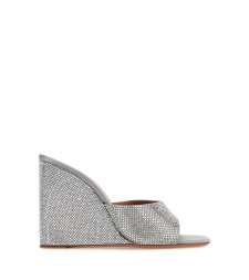 [Amina Muaddi] Pumps FW23 LUPITAWEDGSATIN GRESILCHRCRY