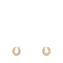 [Amina Muaddi] Earring SS24 JAHHOOPSMALL GOLHONCRYGOL