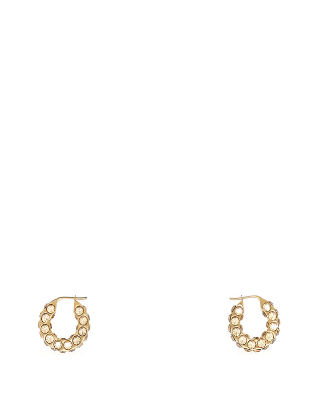 [Amina Muaddi] Earring SS24 JAHHOOPSMALL GOLHONCRYGOL