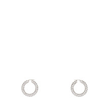 [Amina Muaddi] Earring FW23 JAHHOOPBIG WHICRYSILBASE