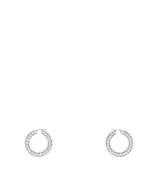[Amina Muaddi] Earring FW23 JAHHOOPBIG WHICRYSILBASE
