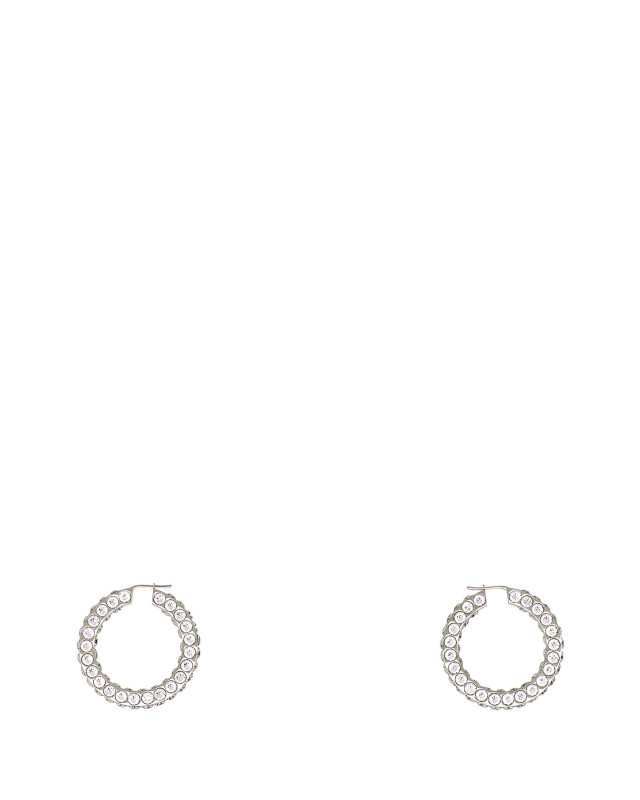 [Amina Muaddi] Earring FW23 JAHHOOPBIG WHICRYSILBASE