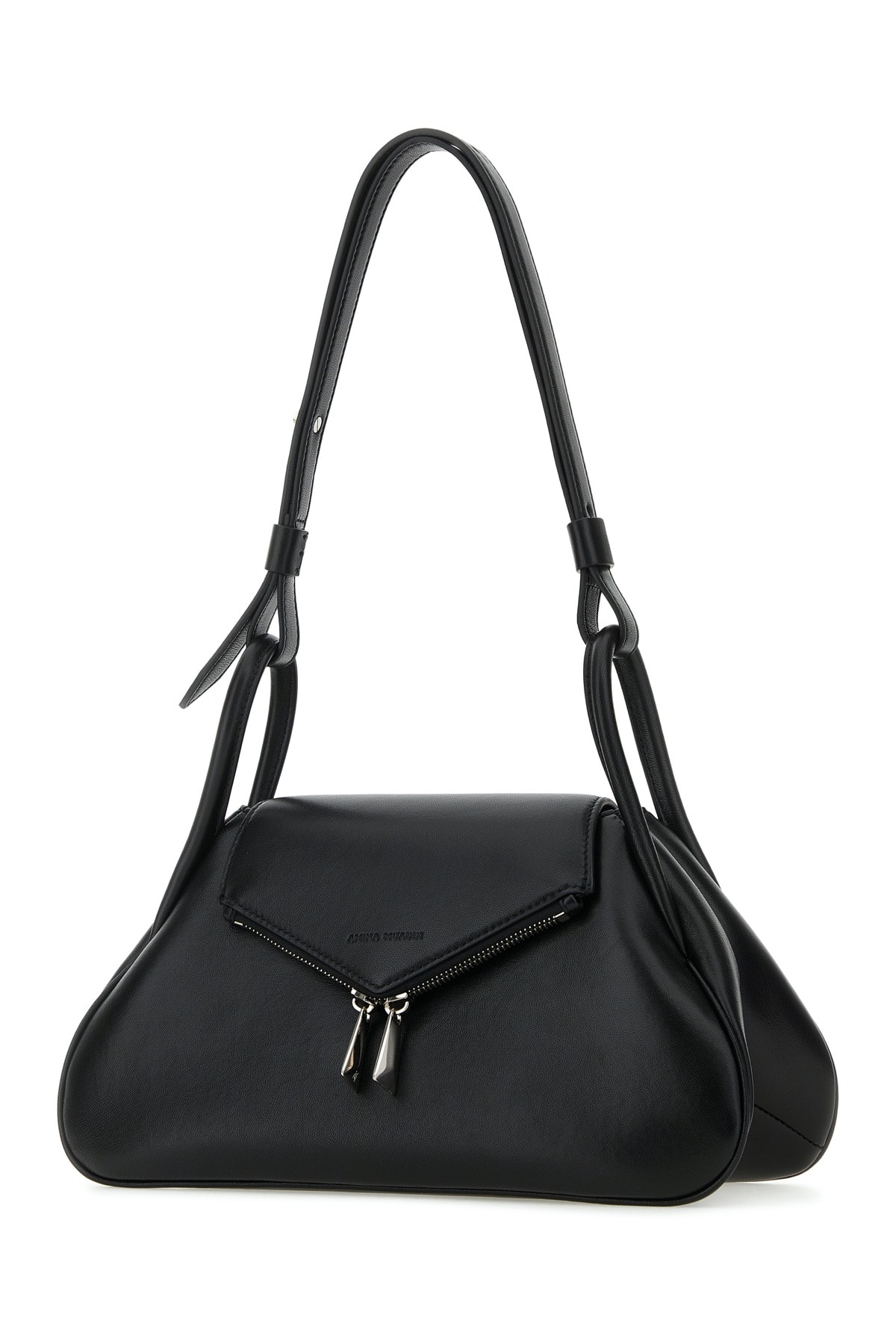 [Amina Muaddi] Minibag FW24 GEMINISMALL BLKSIL