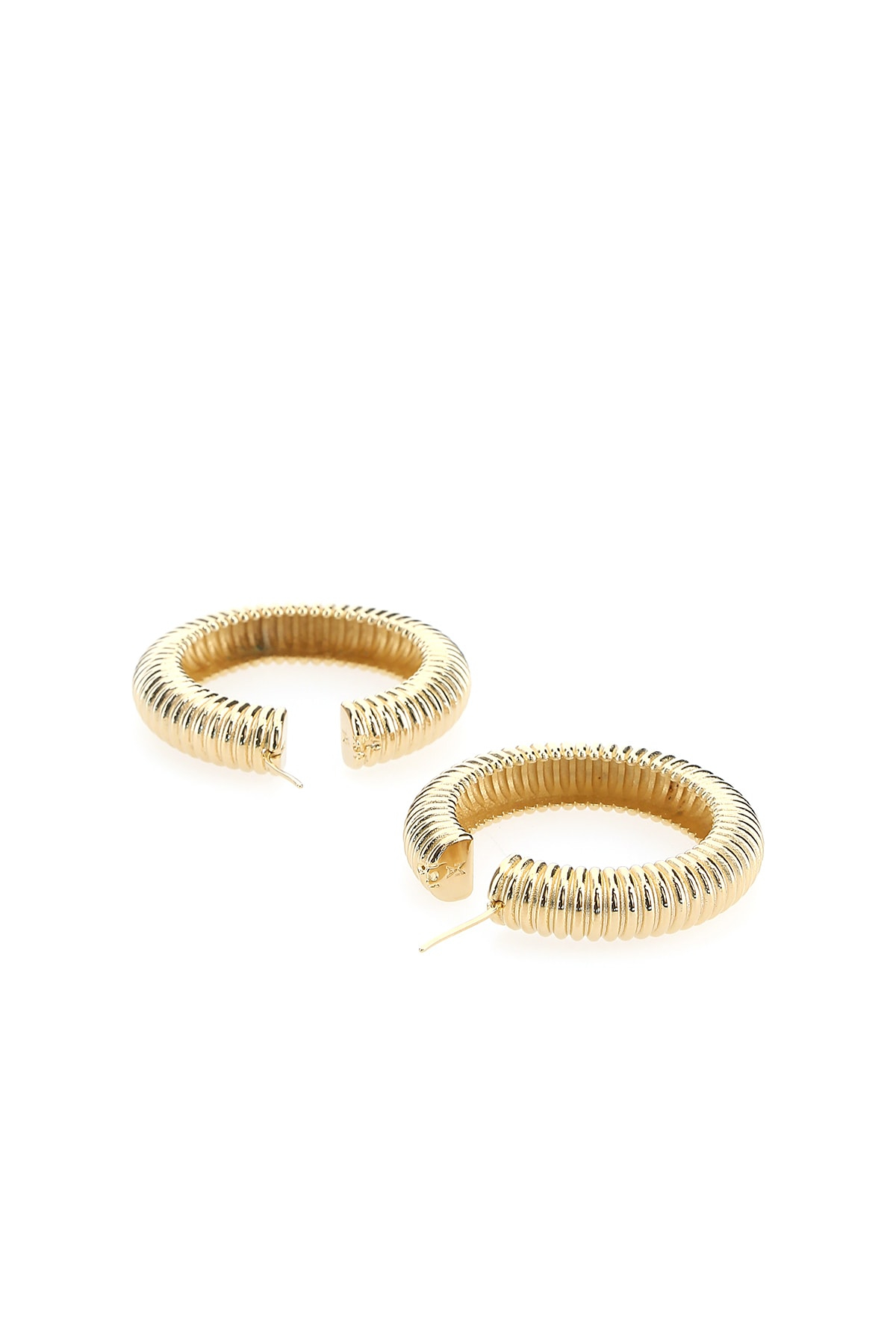 [Amina Muaddi] Earring FW21 AMIBIGSLIMHOOP GOLD
