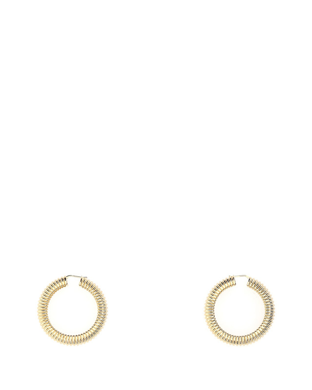 [Amina Muaddi] Earring FW21 AMIBIGSLIMHOOP GOLD