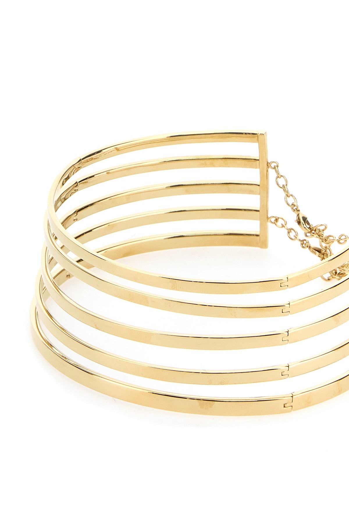 [Amina Muaddi] Necklace FW23 ANGELICACHOKER GOLDBASE