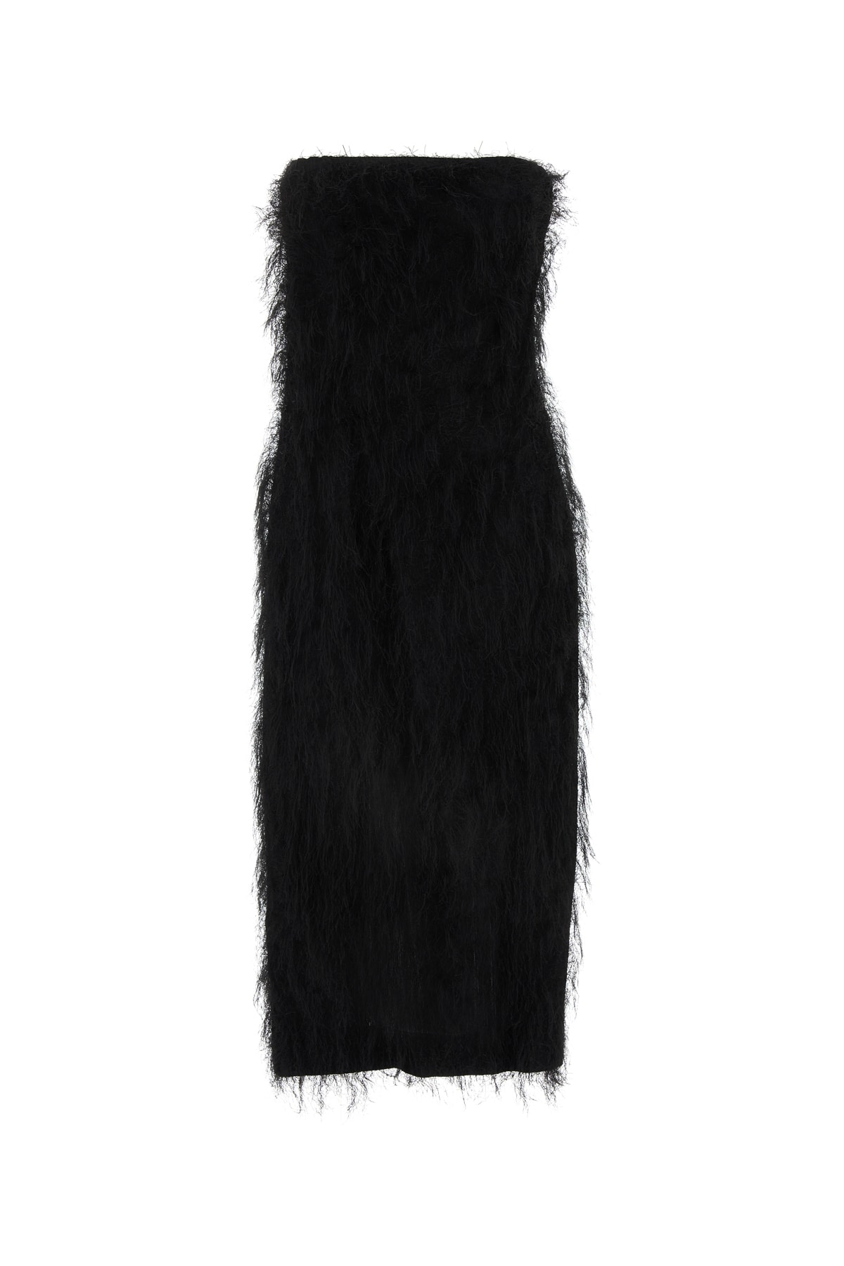 [Salvatore Ferragamo] Sleeveless dress FW24 13F712775670 NERO