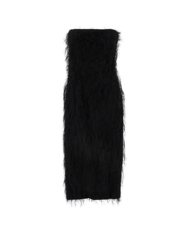 [Salvatore Ferragamo] Sleeveless dress FW24 13F712775670 NERO