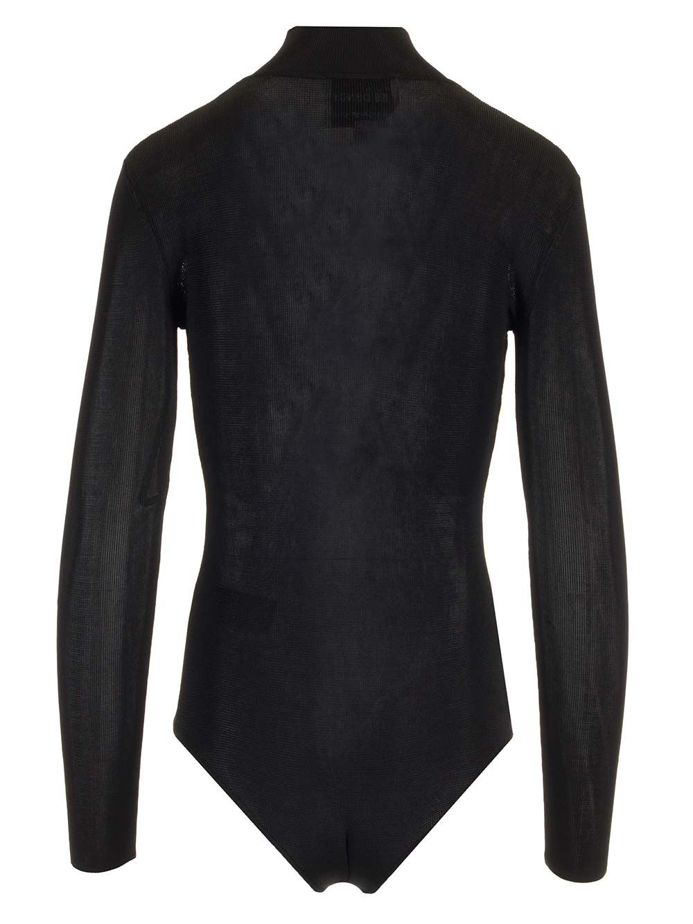 [Self Portrait Residency] T-shirts Long Sleeve SS25 SS25-CK-005TBBLACK