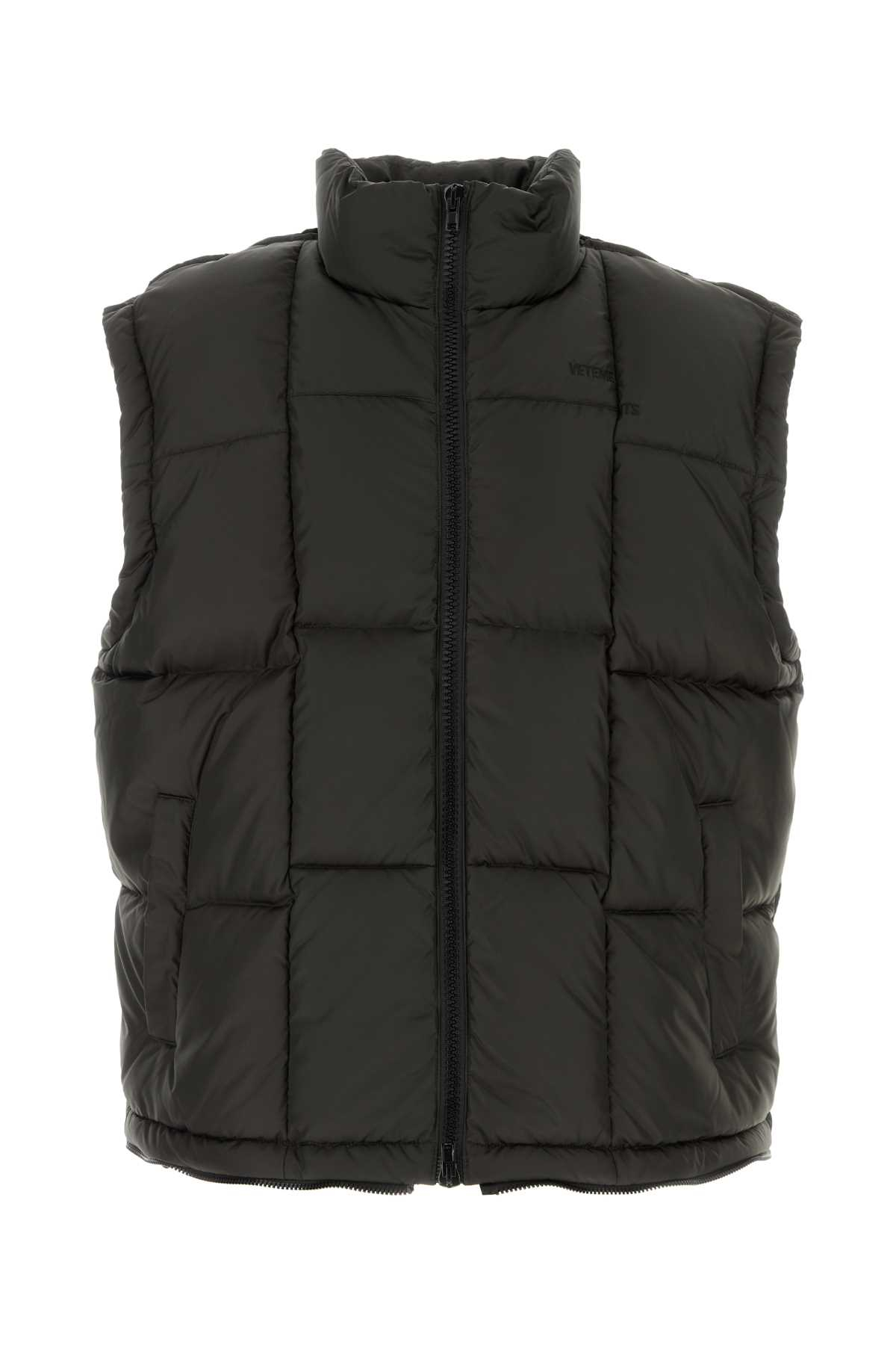 [Vetements] Down Vest FW24 UA65JA105B BLACKOUT