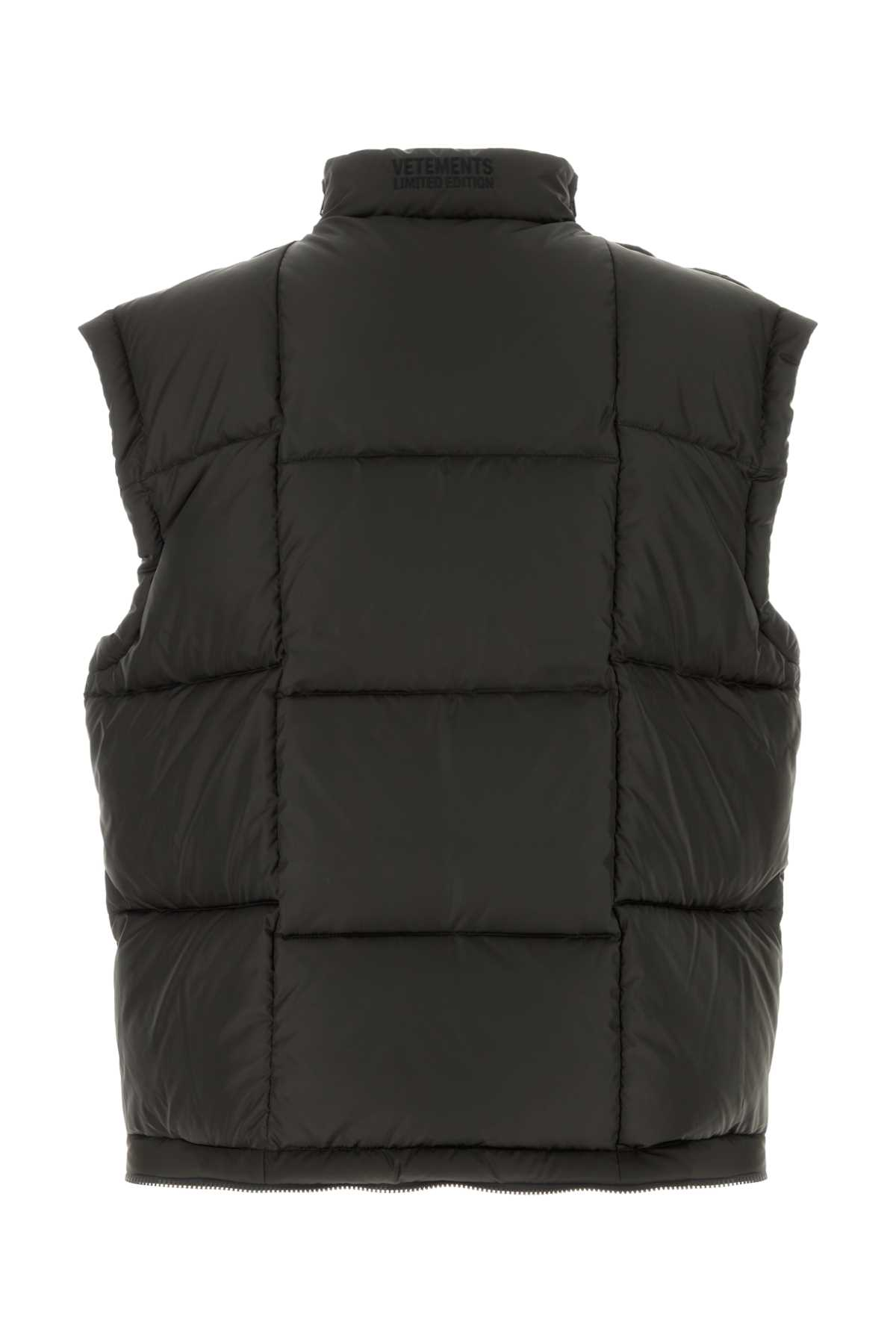 [Vetements] Down Vest FW24 UA65JA105B BLACKOUT