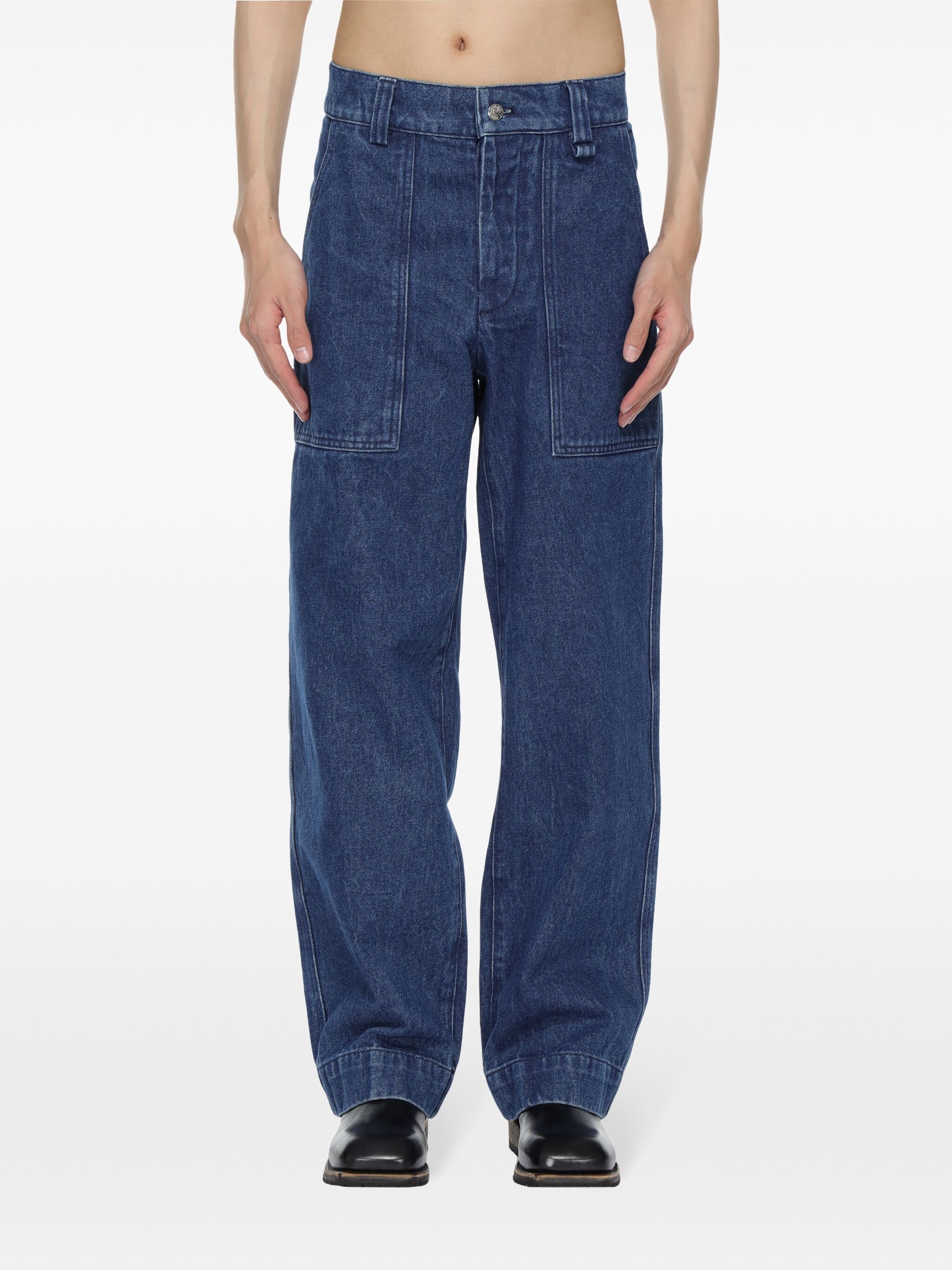 [MAISON KITSUNE] Trousers FW24 NM01108WW5023