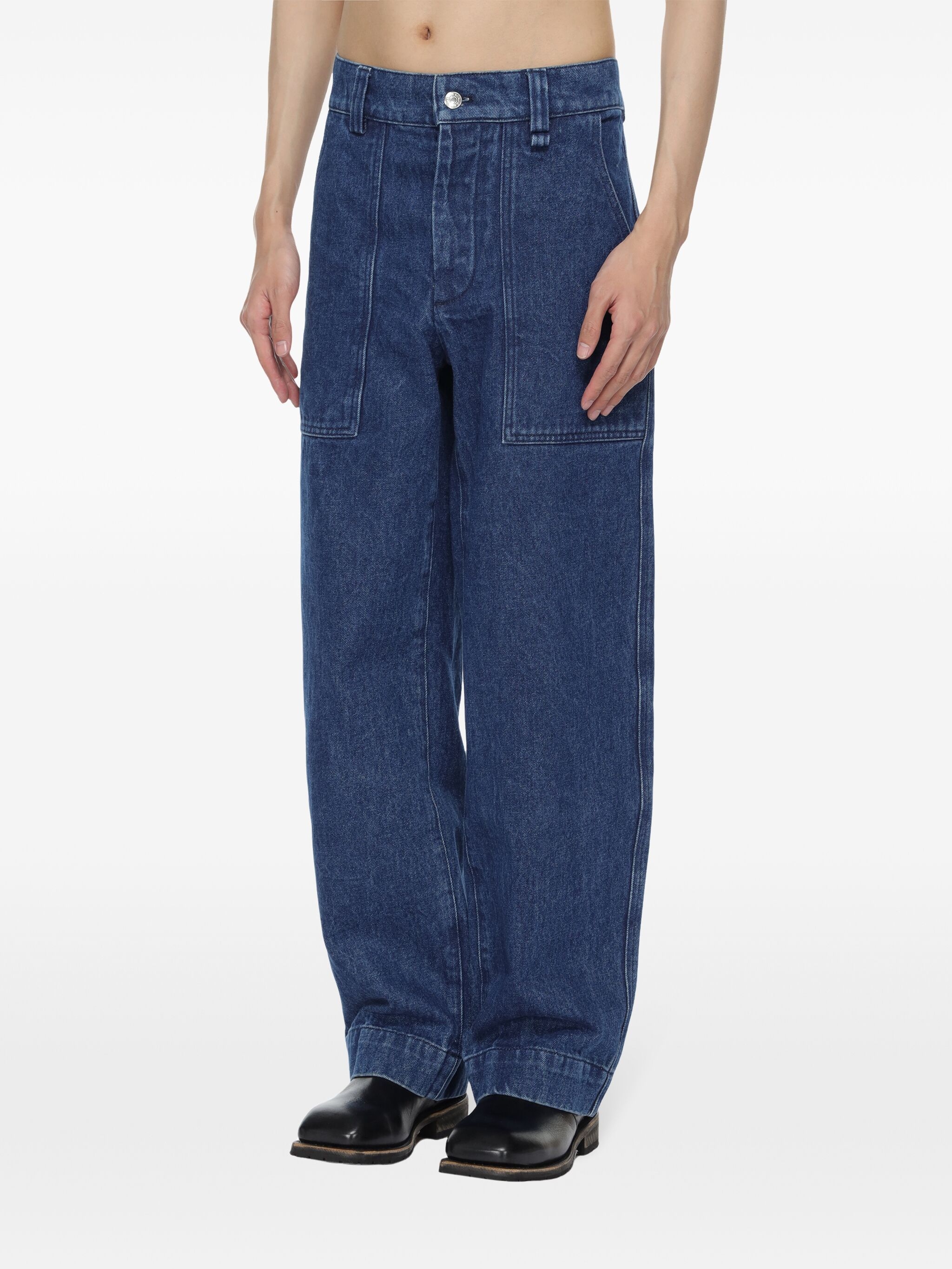 [MAISON KITSUNE] Trousers FW24 NM01108WW5023