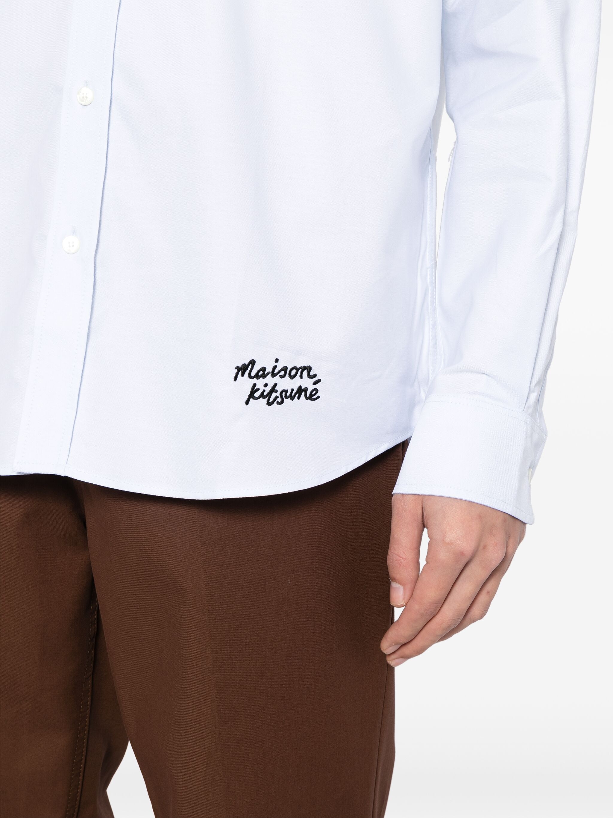 [MAISON KITSUNE] Shirts Long Sleeve SS24 MM00407WC2010