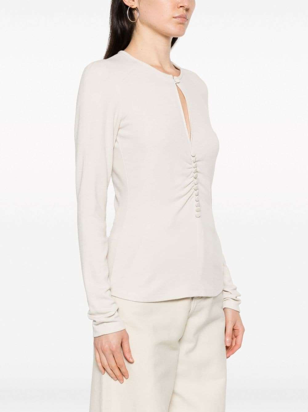 [Isabel Marant] T-shirts Long Sleeve FW23 HT0281FAA4K22I