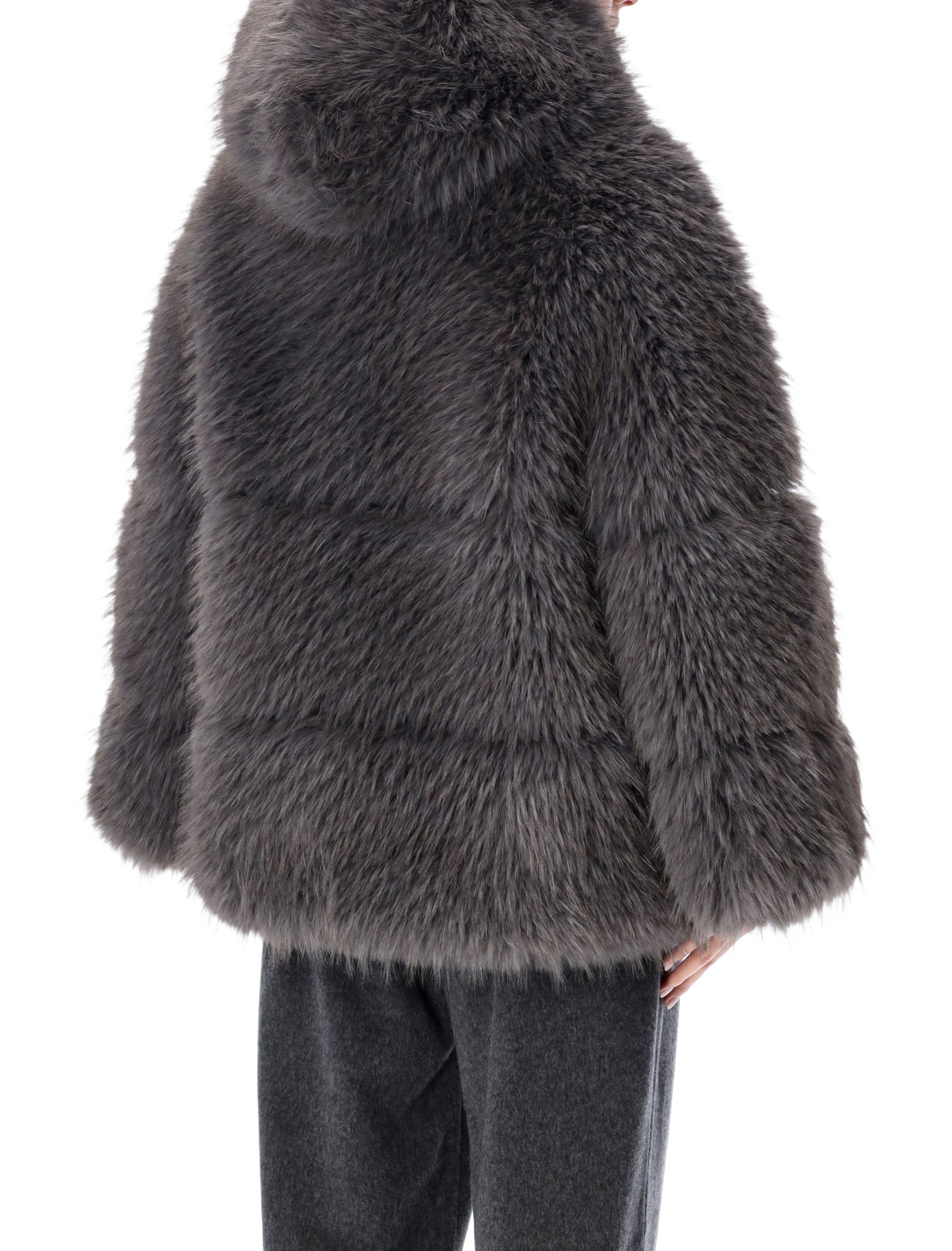 [SWORD] Fur Jacket FW25 SA259038GRISAILLE