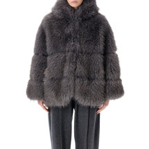 [SWORD] Fur Jacket FW25 SA259038GRISAILLE