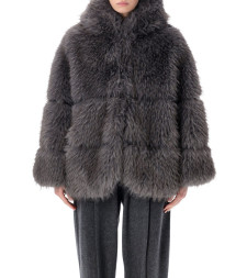 [SWORD] Fur Jacket FW25 SA259038GRISAILLE