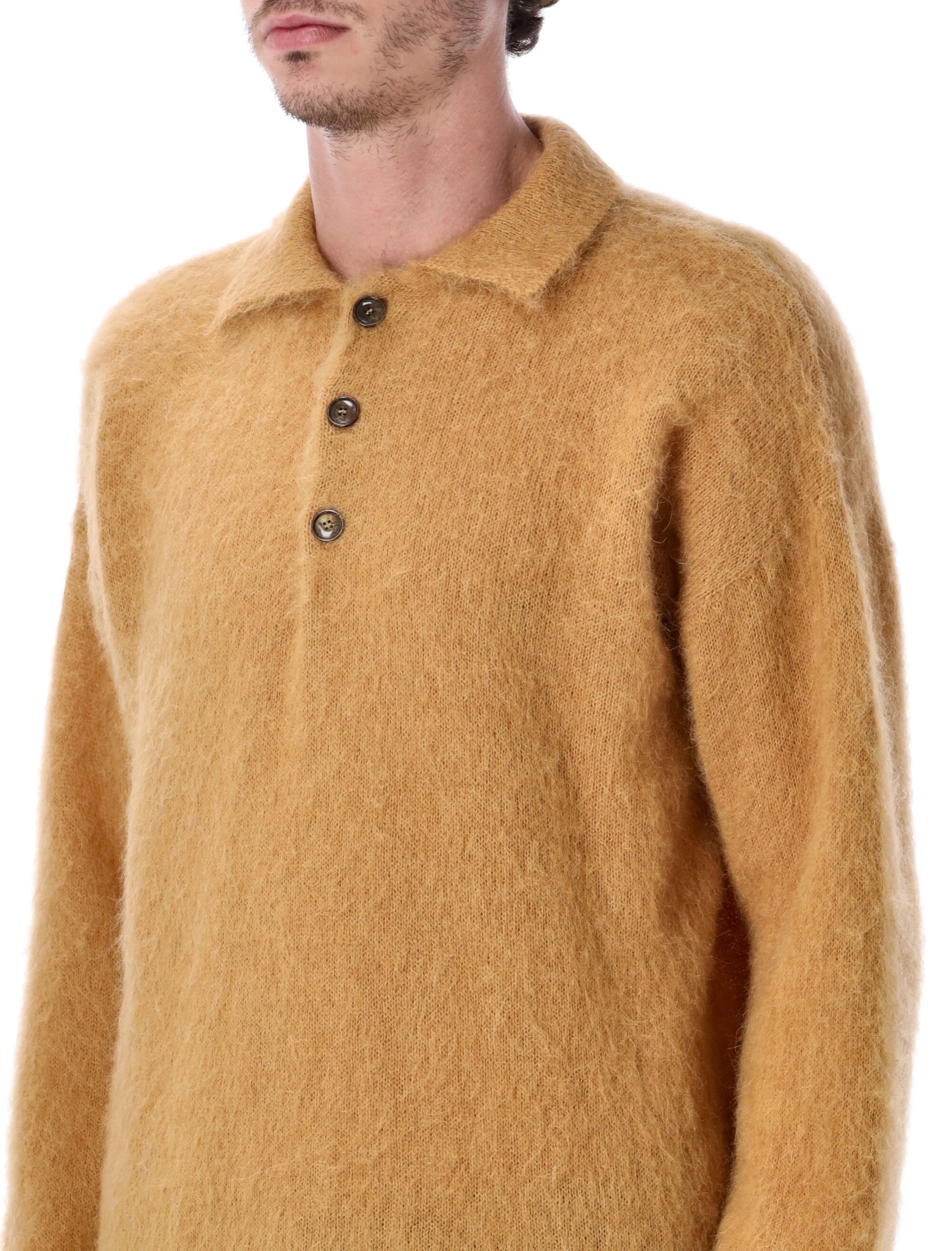 [Rold Skov] Knitwear FW25 BASICPOLOWMUSTARD