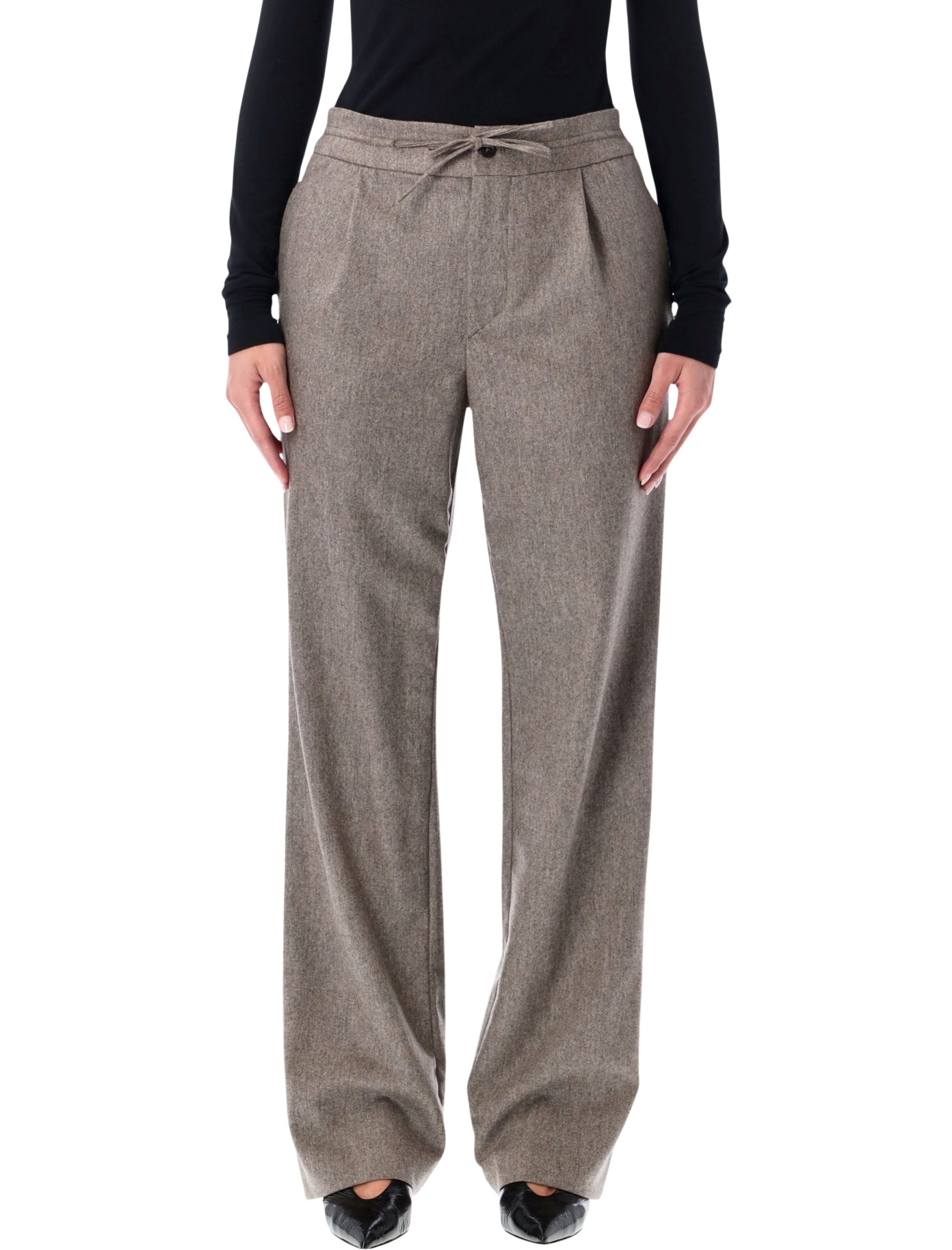 [LOULOU] Trousers FW25 HARLEMTAUPE MELA
