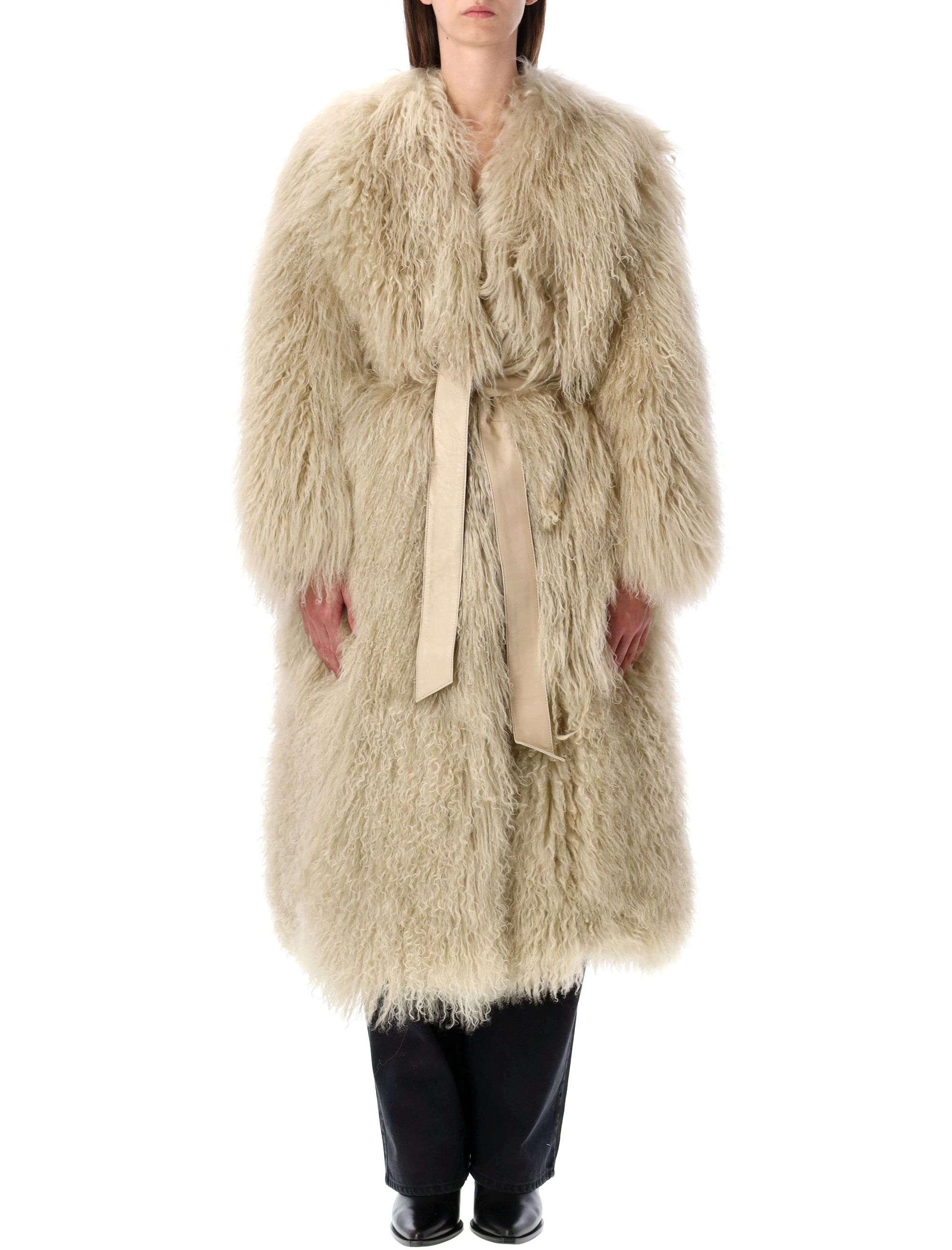 [SWORD] Fur Jacket FW25 9016BEIGE
