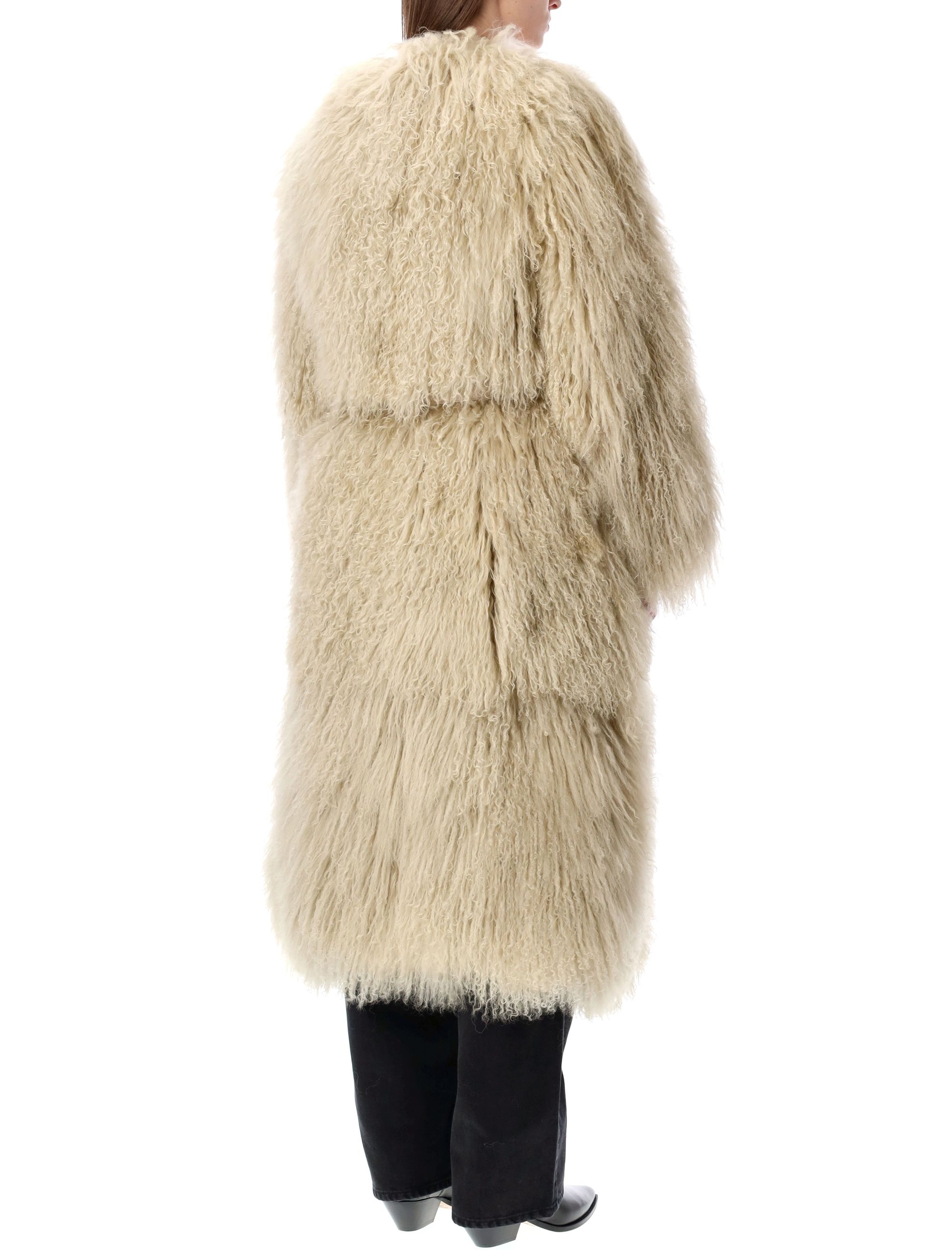 [SWORD] Fur Jacket FW25 9016BEIGE