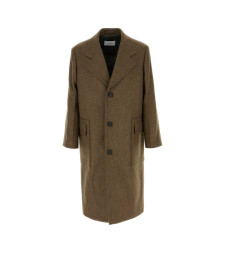 [Salvatore Ferragamo] Coat FW24 144328778553 OLIVE