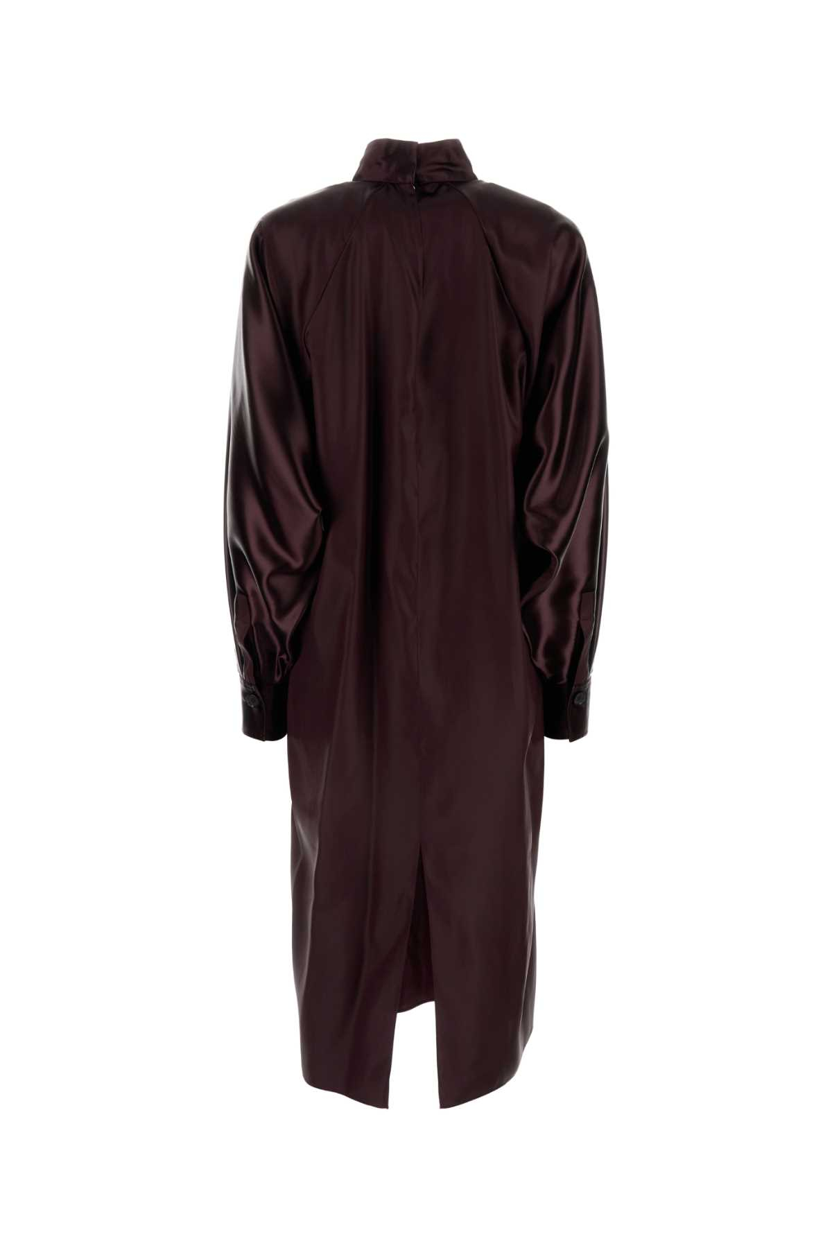 [Salvatore Ferragamo] Long sleeve dress FW24 13G199777578 OXBLOOD