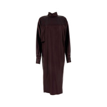 [Salvatore Ferragamo] Long sleeve dress FW24 13G199777578 OXBLOOD