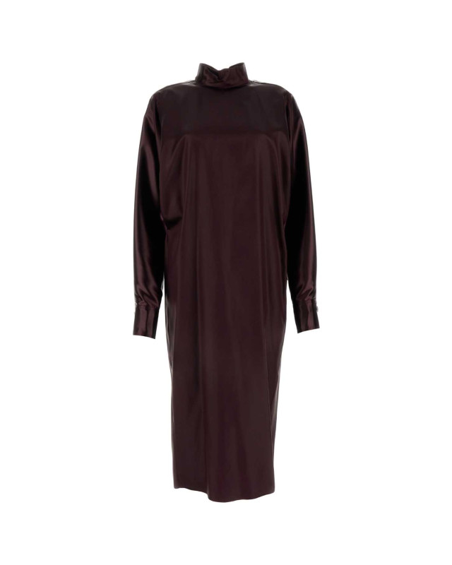 [Salvatore Ferragamo] Long sleeve dress FW24 13G199777578 OXBLOOD