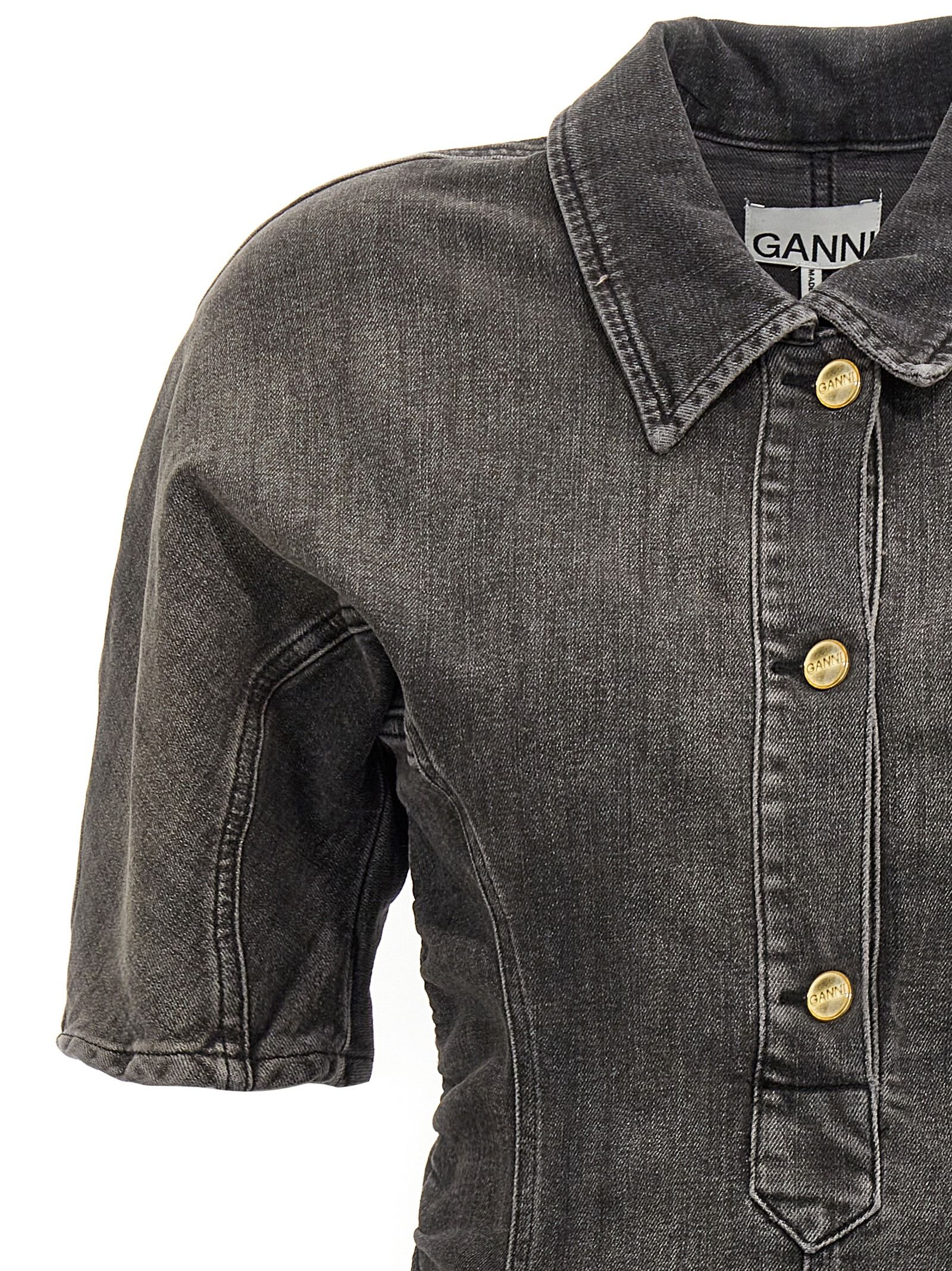 [GANNI] Short sleeve dress FW24 J1539006