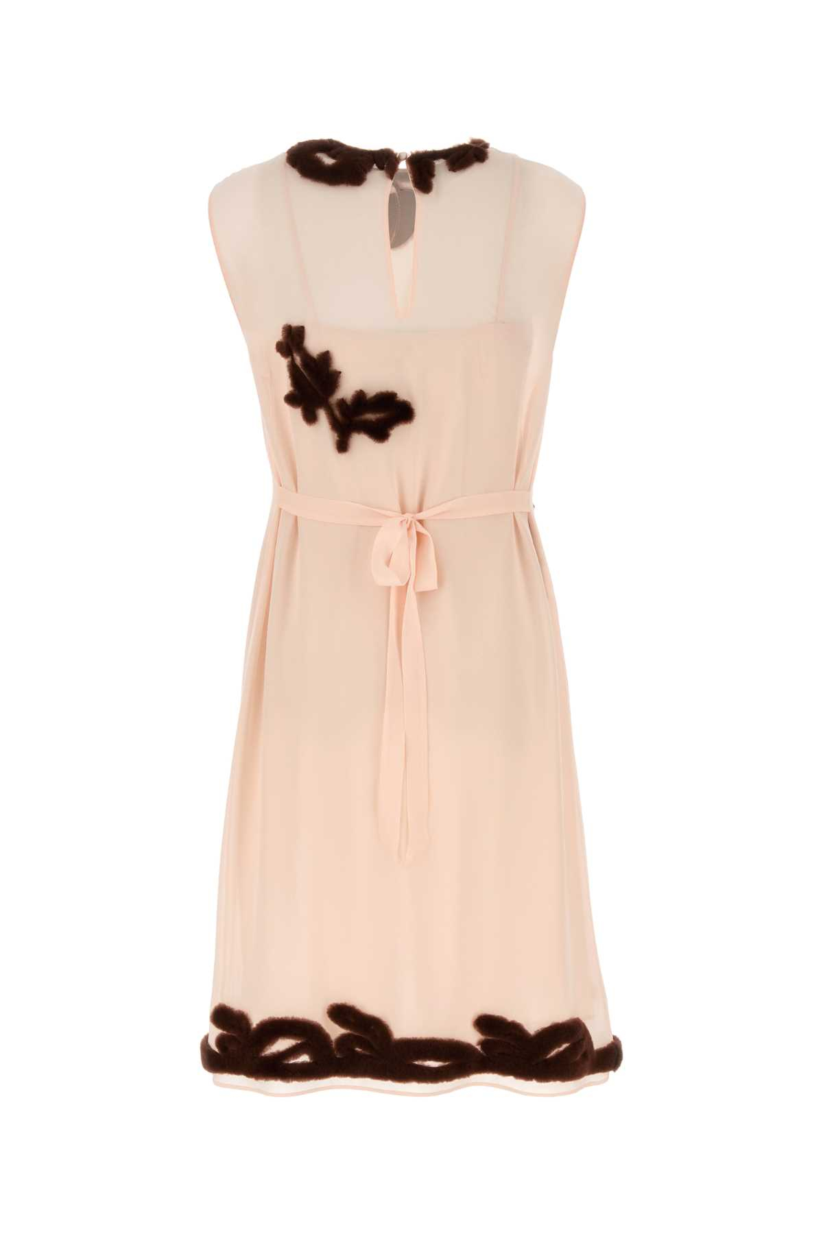 [Prada] Sleeveless dress FW24 P3N98RSOOO15Y5 F0324