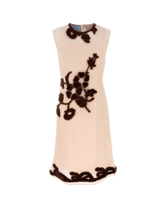 [Prada] Sleeveless dress FW24 P3N98RSOOO15Y5 F0324