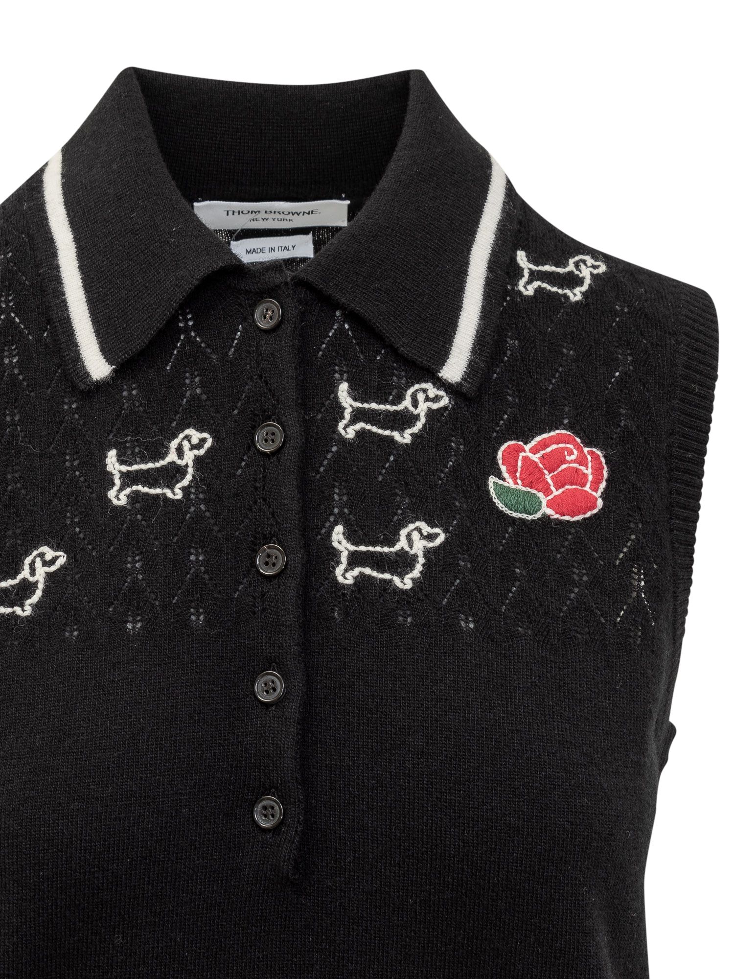 [Thom Browne] Tank top FW24 FKP111EY1029 001