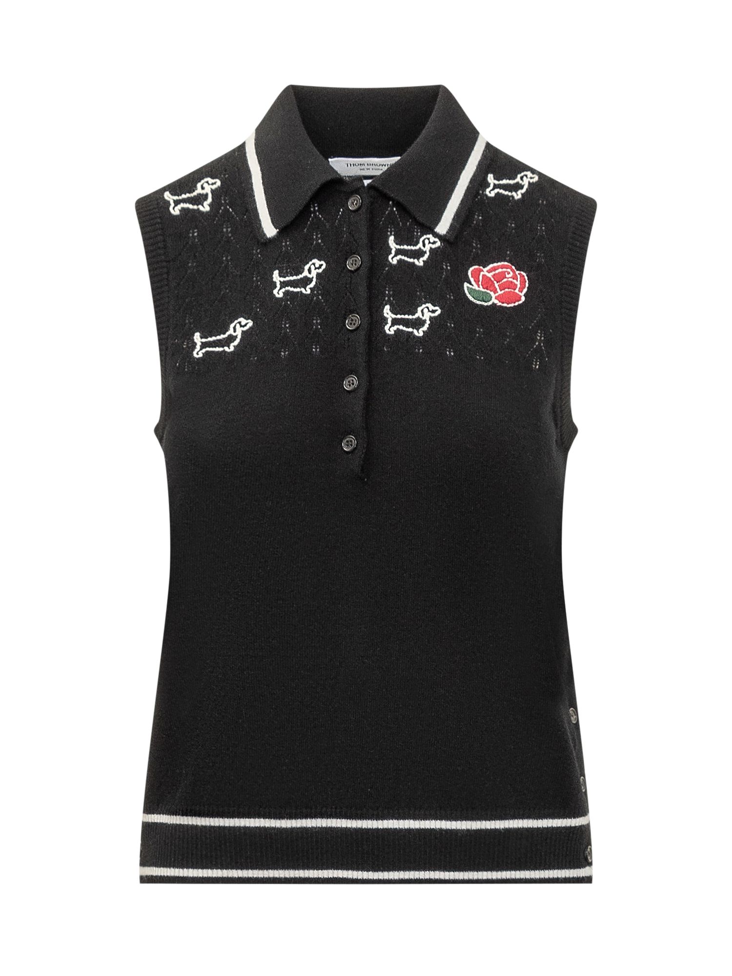 [Thom Browne] Tank top FW24 FKP111EY1029 001