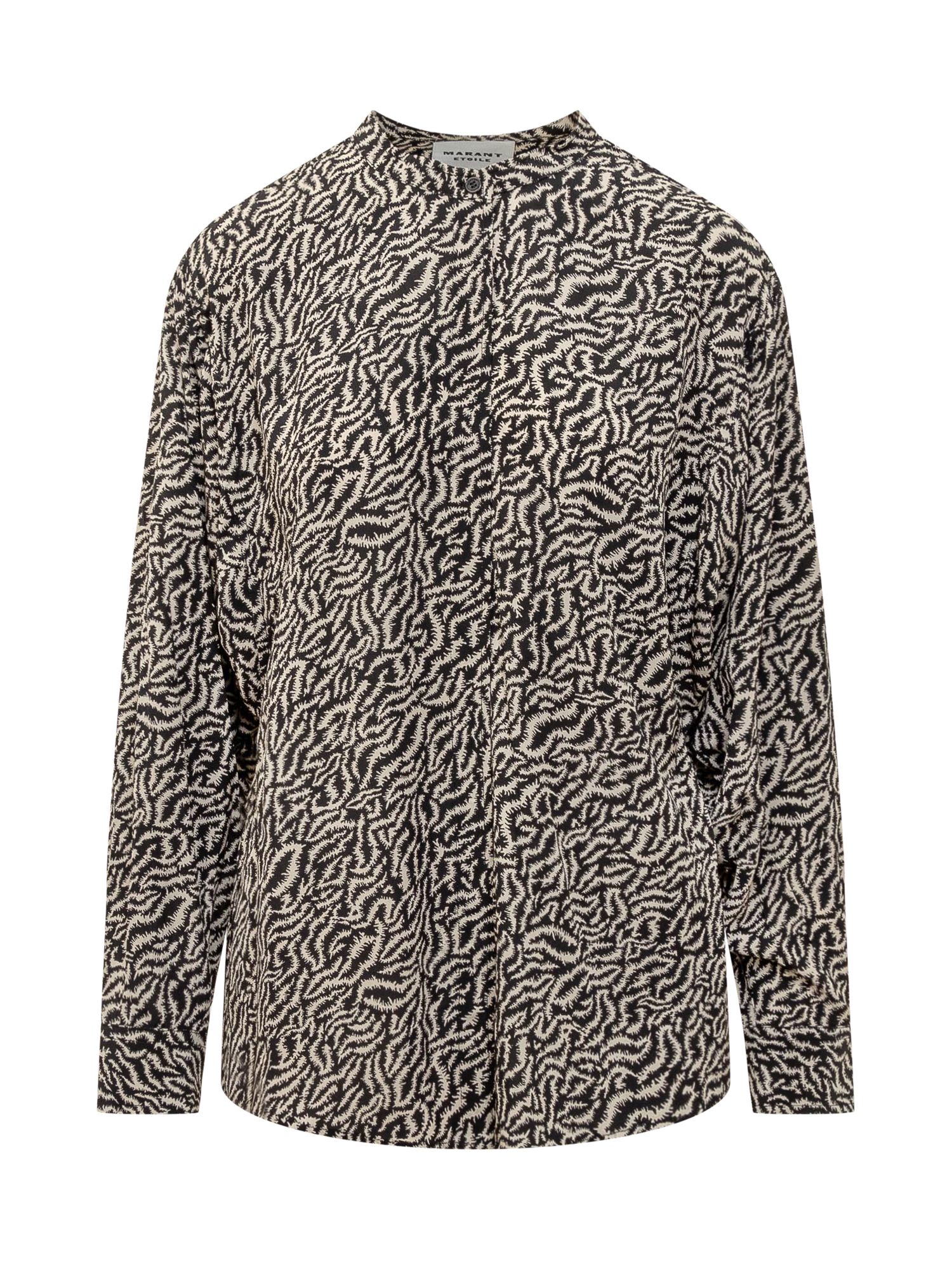[Marant Etoile] Shirts Long Sleeve FW24 24ACH0080FAB3J01E ECBK