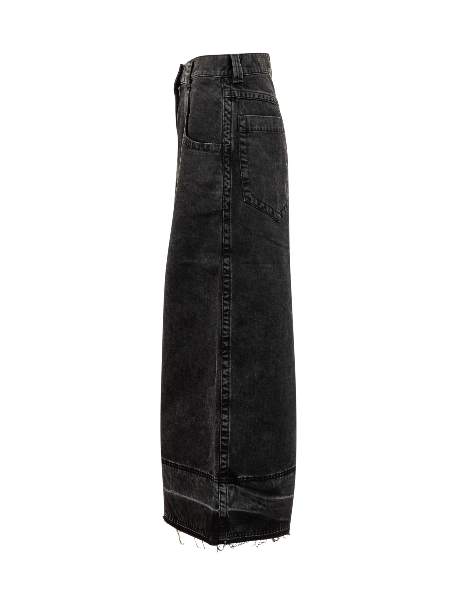 [Palm Angels] Midi skirt FW24 PWYF016F24DEN001 1010